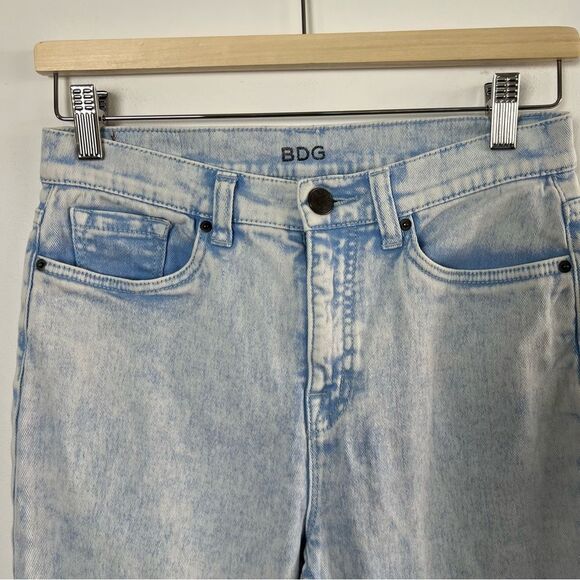 BDG Urban Outfitters Blue Acid Wash High Rise Twig Ankle Jeans Womens Size 28 - Picture 5 of 9